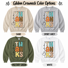 Load image into Gallery viewer, Give Thanks Patchwork Graphic Tee