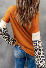 Load image into Gallery viewer, Brown Leopard Long Sleeve Top