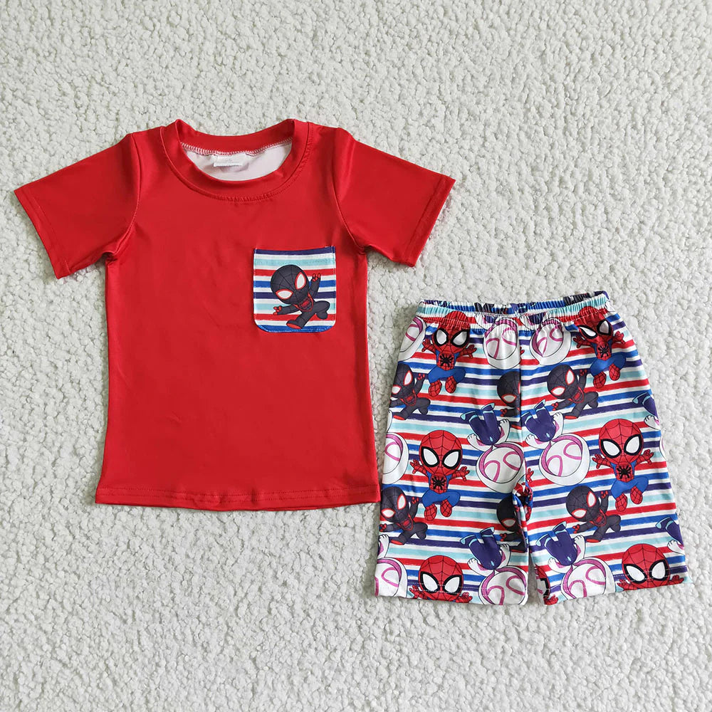 Boys Cartoon Short Set